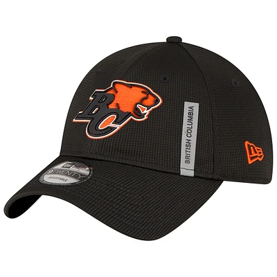 Men's New Era  Black BC Lions Sideline 9TWENTY Adjustable Hat