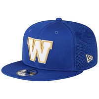 Men's New Era  Blue Winnipeg Blue Bombers Sideline 9FIFTY Snapback Hat