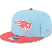 Men's New Era /Light Blue New England Patriots Two-Tone Color Pack 9FIFTY Snapback Hat