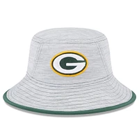 Men's New Era Gray Green Bay Packers Game Bucket Hat