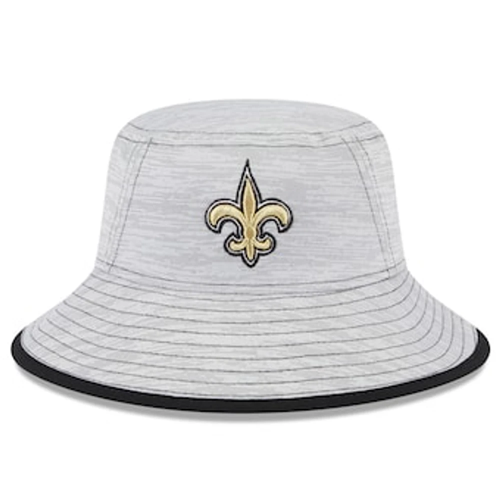 Men's New Era Gray New Orleans Saints Game Bucket Hat