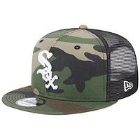 Men's New Era Camo Chicago White Sox Trucker 9FIFTY Snapback Hat