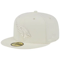 Men's New Era Cream Arizona Cardinals Color Pack 59FIFTY Fitted Hat