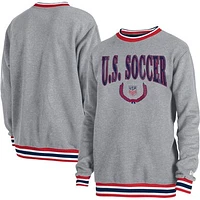 Men's New Era Gray USMNT Throwback Sweatshirt