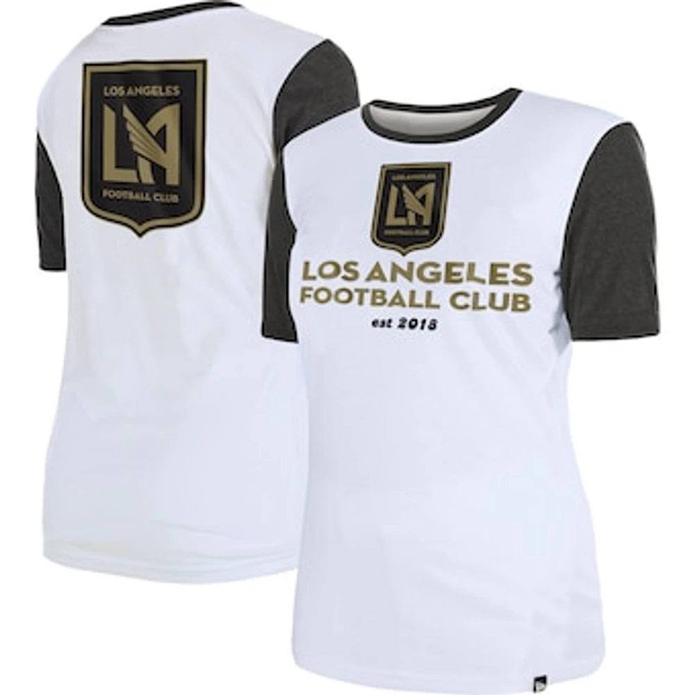 Women's New Era White LAFC Throwback T-Shirt