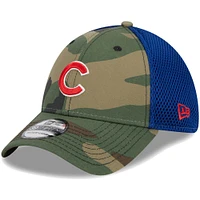 Men's New Era Camo Chicago Cubs Team Neo 39THIRTY Flex Hat