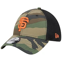 Men's New Era Camo San Francisco Giants Team Neo 39THIRTY Flex Hat