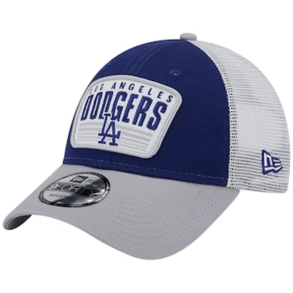 Men's New Era Royal Los Angeles Dodgers Two-Tone Patch 9FORTY Snapback Hat