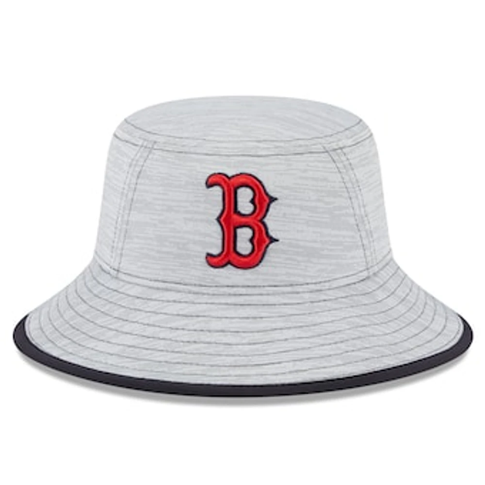 Men's New Era  Gray Boston Red Sox Game Bucket Hat