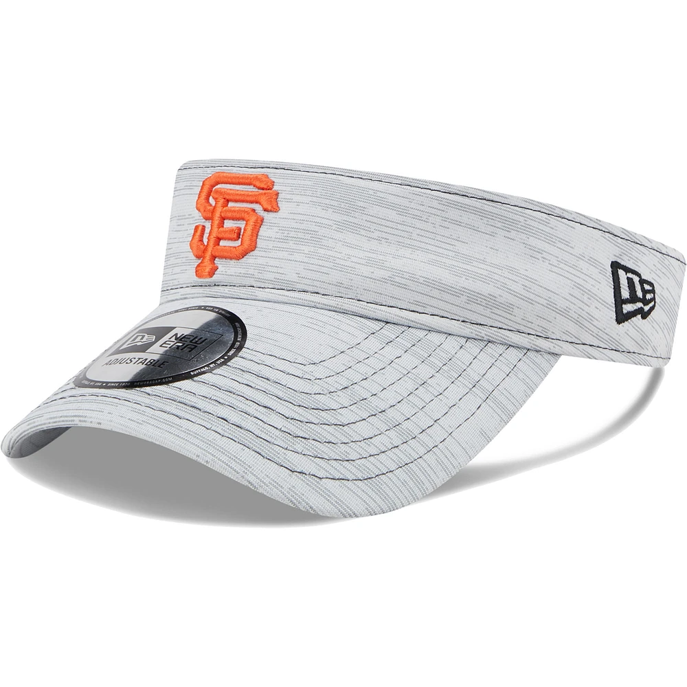 Men's New Era  Gray San Francisco Giants Adjustable Visor