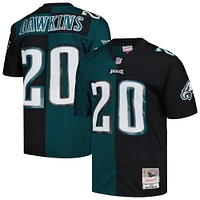 Men's Mitchell & Ness Brian Dawkins Midnight Green/Black Philadelphia Eagles 2004 Split Legacy Replica Jersey