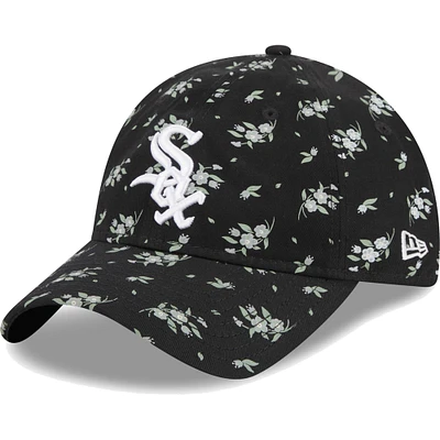 Youth New Era Black Chicago White Sox Bloom 9TWENTY Adjustable Hat