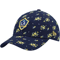 Youth New Era Navy LA Galaxy Bloom 9TWENTY Adjustable Hat