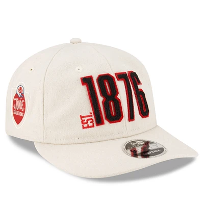 Men's New Era Cream Ottawa Redblacks Turf Traditions Retro Crown 9FIFTY Adjustable Snapback Hat