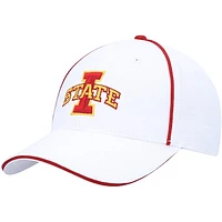 Men's Colosseum  White Iowa State Cyclones Take Your Time Snapback Hat