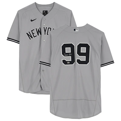 Aaron Judge New York Yankees Autographed Gray Nike Authentic Jersey