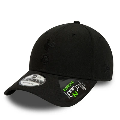 Men's New Era Black Tottenham Hotspur Logo Repreve 9FORTY Adjustable Hat