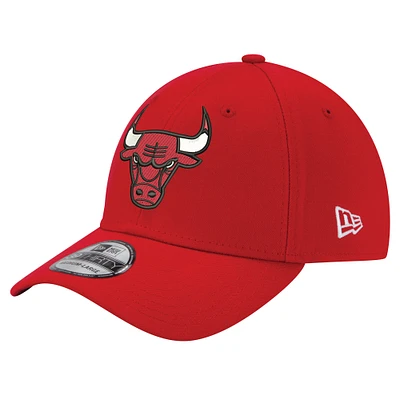 Men's New Era  Red Chicago Bulls Official Team Color 39THIRTY Flex Hat