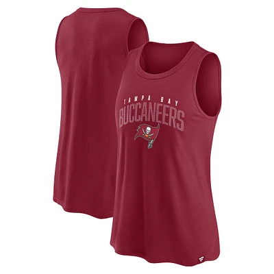 Women's Fanatics Red Tampa Bay Buccaneers Classic Rhine Tank Top