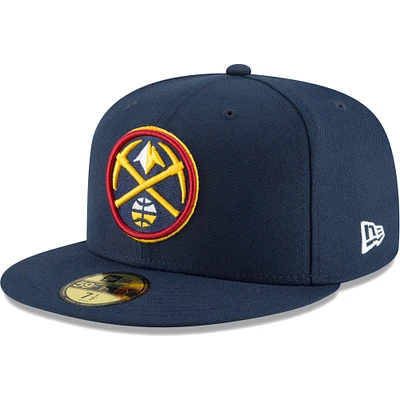 Men's New Era Navy Denver Nuggets Team 59FIFTY Fitted Hat