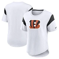 Women's Nike White Cincinnati Bengals Fashion Slub Top