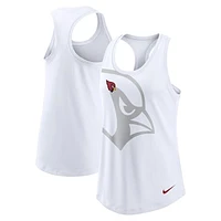 Women's Nike White Arizona Cardinals Tri-Blend Scoop Neck Racerback Tank Top