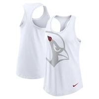 Women's Nike White Arizona Cardinals Tri-Blend Scoop Neck Racerback Tank Top