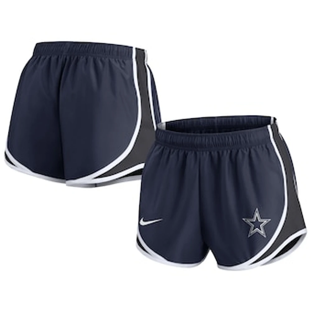 Women's Nike Navy Dallas Cowboys Plus Tempo Shorts