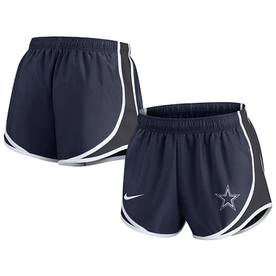 Women's Nike Navy Dallas Cowboys Plus Tempo Shorts