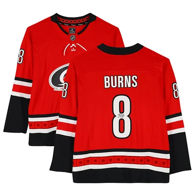 Brent Burns Carolina Hurricanes Autographed Red Fanatics Breakaway Jersey