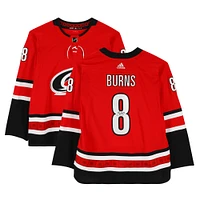 Brent Burns Carolina Hurricanes Autographed Red Adidas Authentic Jersey