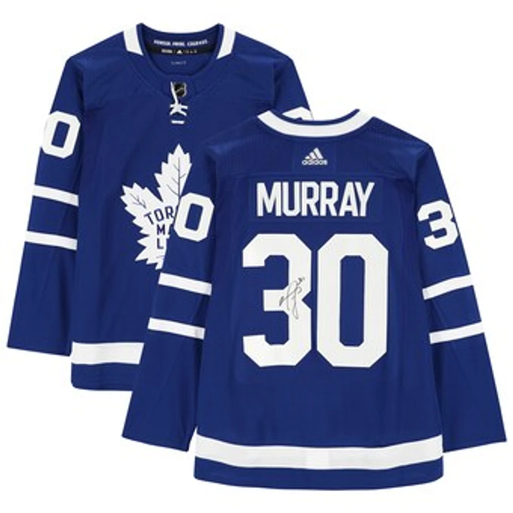 Matt Murray Toronto Maple Leafs Autographed Adidas Authentic Jersey