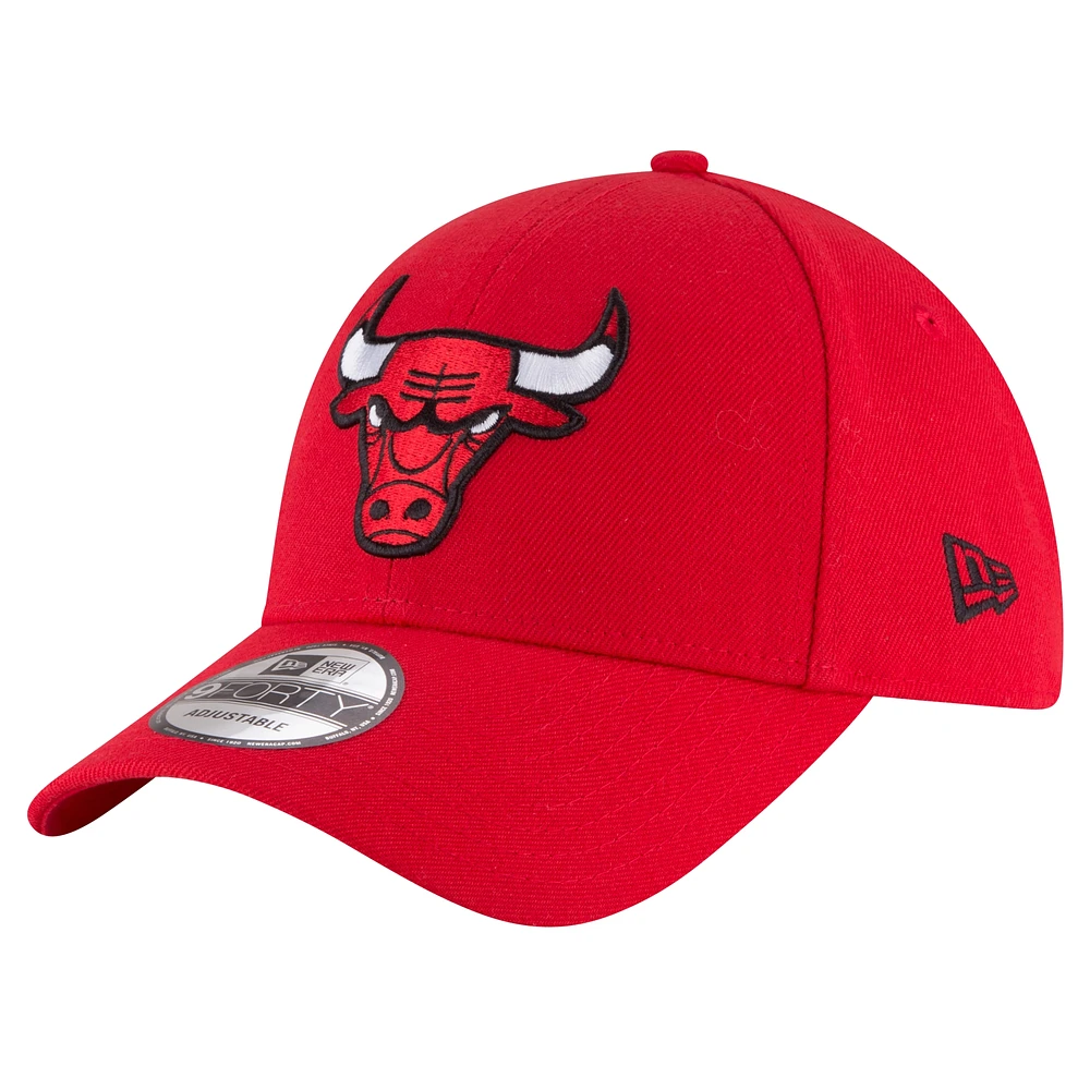 Men's New Era Red Chicago Bulls The League 9FORTY Adjustable Hat