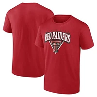 Men's Fanatics Red Texas Tech Raiders Modern Tri T-Shirt