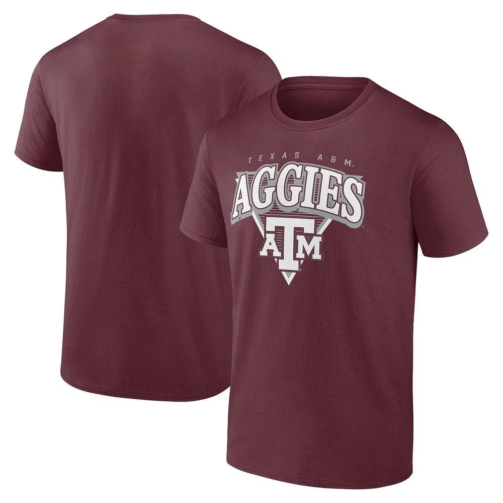 Men's Fanatics Maroon Texas A&M Aggies Modern Tri T-Shirt