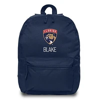 Navy Florida Panthers Personalized Backpack