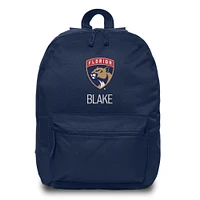 Navy Florida Panthers Personalized Backpack