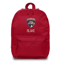 Red Florida Panthers Personalized Backpack