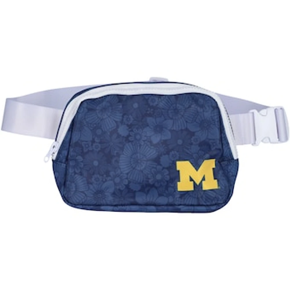 ZooZatz Michigan Wolverines Floral Print Fanny Pack