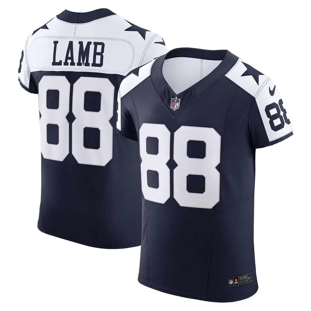 Men's Nike CeeDee Lamb Navy Dallas Cowboys Alternate Vapor F.U.S.E. Elite Jersey