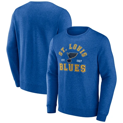 Men's Fanatics Royal St. Louis Blues Classic Arch Pullover Sweatshirt