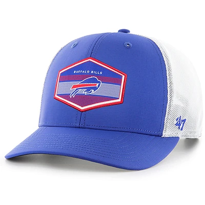 Men's '47  Royal Buffalo Bills Burgess Trucker Adjustable Hat