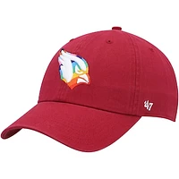 Men's '47 Cardinal Arizona Cardinals Pride Clean Up Adjustable Hat