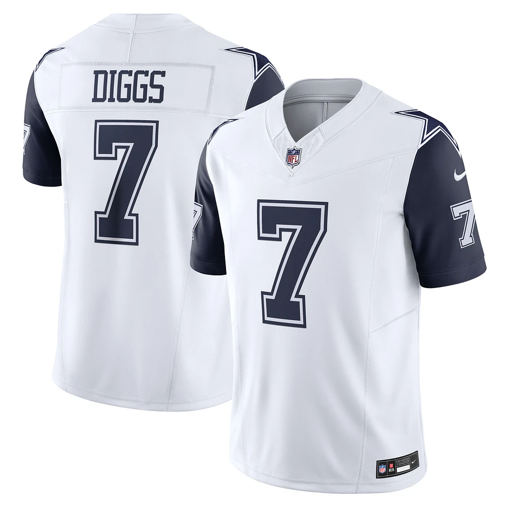 Men's Nike Trevon Diggs White Dallas Cowboys Vapor F.U.S.E. Limited Jersey