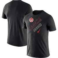 Men's Nike Black Canada Soccer Legend Performance T-Shirt