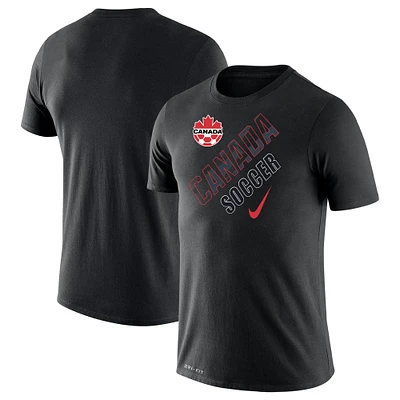 Men's Nike Black Canada Soccer Legend Performance T-Shirt