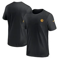 Men's Nike  Black Pittsburgh Steelers Sideline Coach Performance T-Shirt