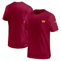 Men's Nike  Burgundy Washington Commanders Sideline Coach Performance T-Shirt