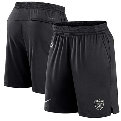 Men's Nike Black Las Vegas Raiders Sideline Performance Shorts