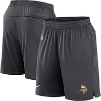 Men's Nike Anthracite Minnesota Vikings Sideline Performance Shorts